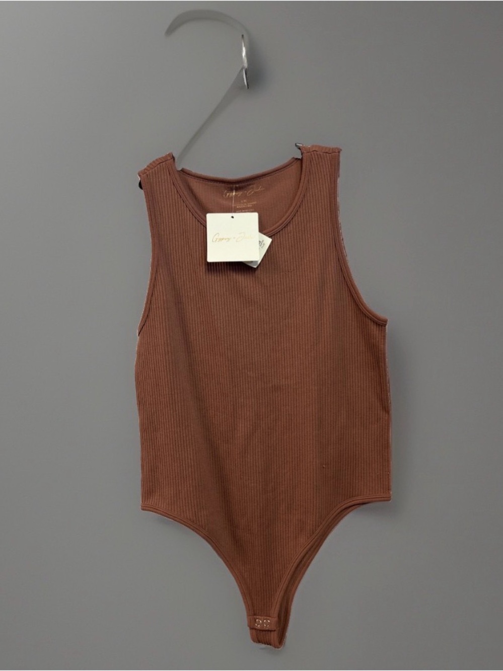 NWT Gypsy & Jade Ribbed Rose Bodysuit Size Large/ Extra Large Never Worn